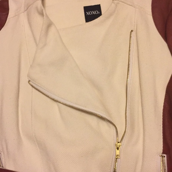Xoxo vegan and fabric moto jacket XL - Picture 3 of 6